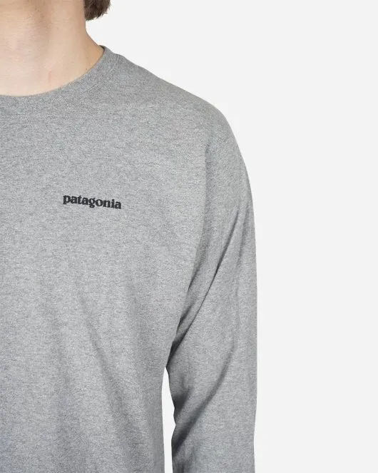 M's Logo L/S P-6 Responsibili Tee - Cravel Heather