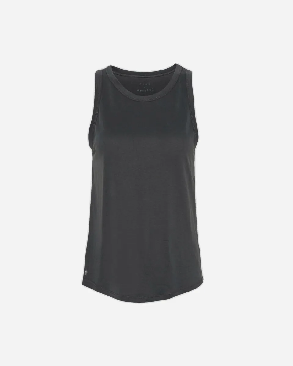 MY x ELSK® SARAH FLOW TOP - PIRATE BLACK