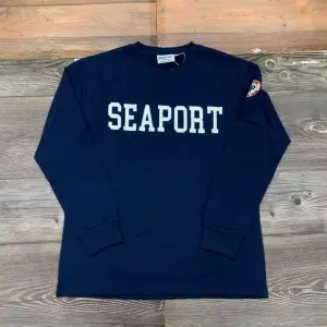 Navy Blue Heavyweight Long Sleeve T-Shirt – Stylish, Durable, and Versatile