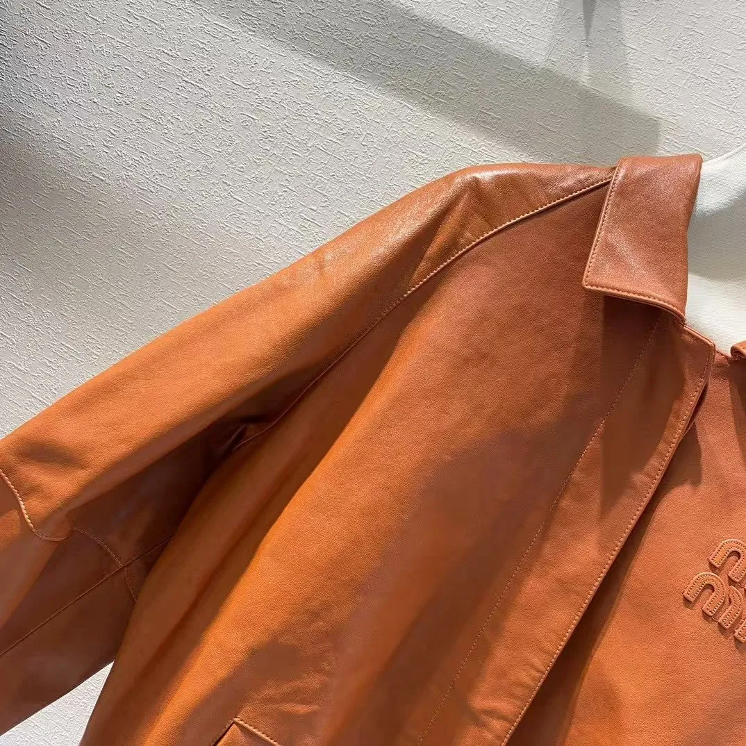 New American style leather jacket