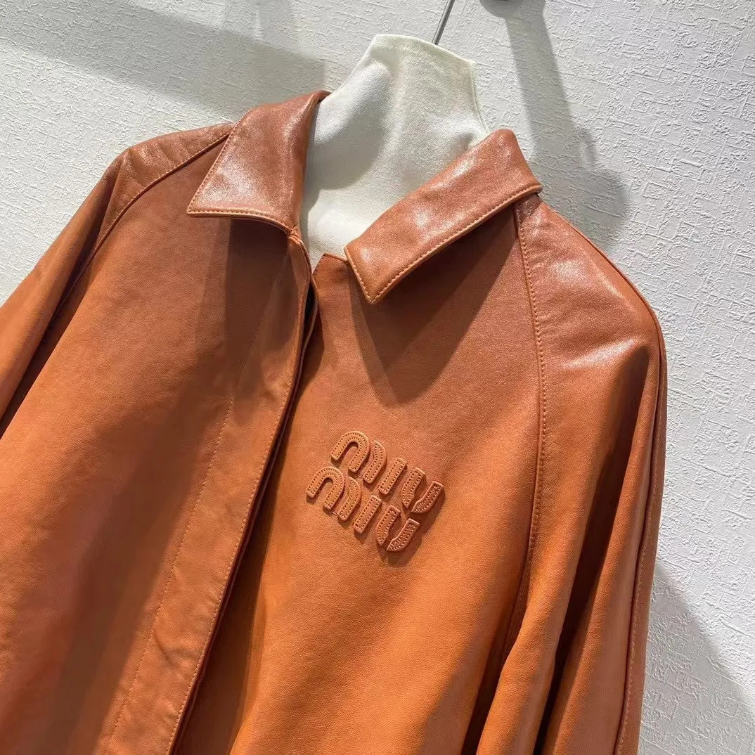 New American style leather jacket