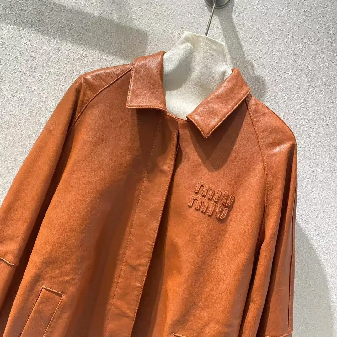 New American style leather jacket