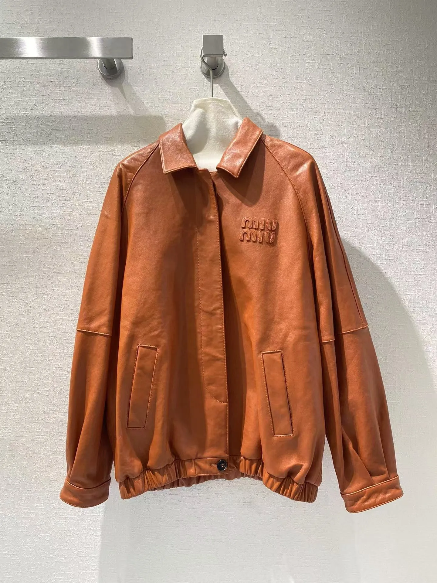 New American style leather jacket