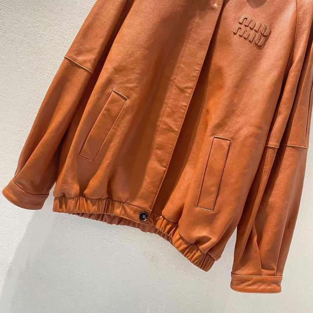 New American style leather jacket