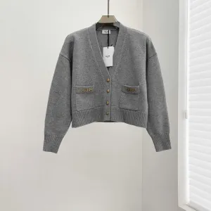New Simple Short Knitted Jacket