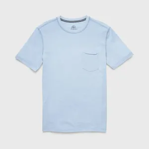 Nick S/S Raw Edge 1 Pocket Tee