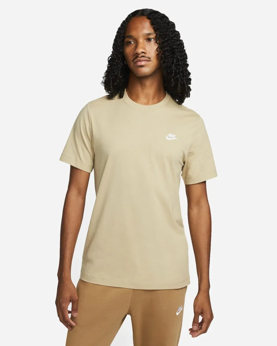 Nike Sportswear Club T-shirt - Limestone/White