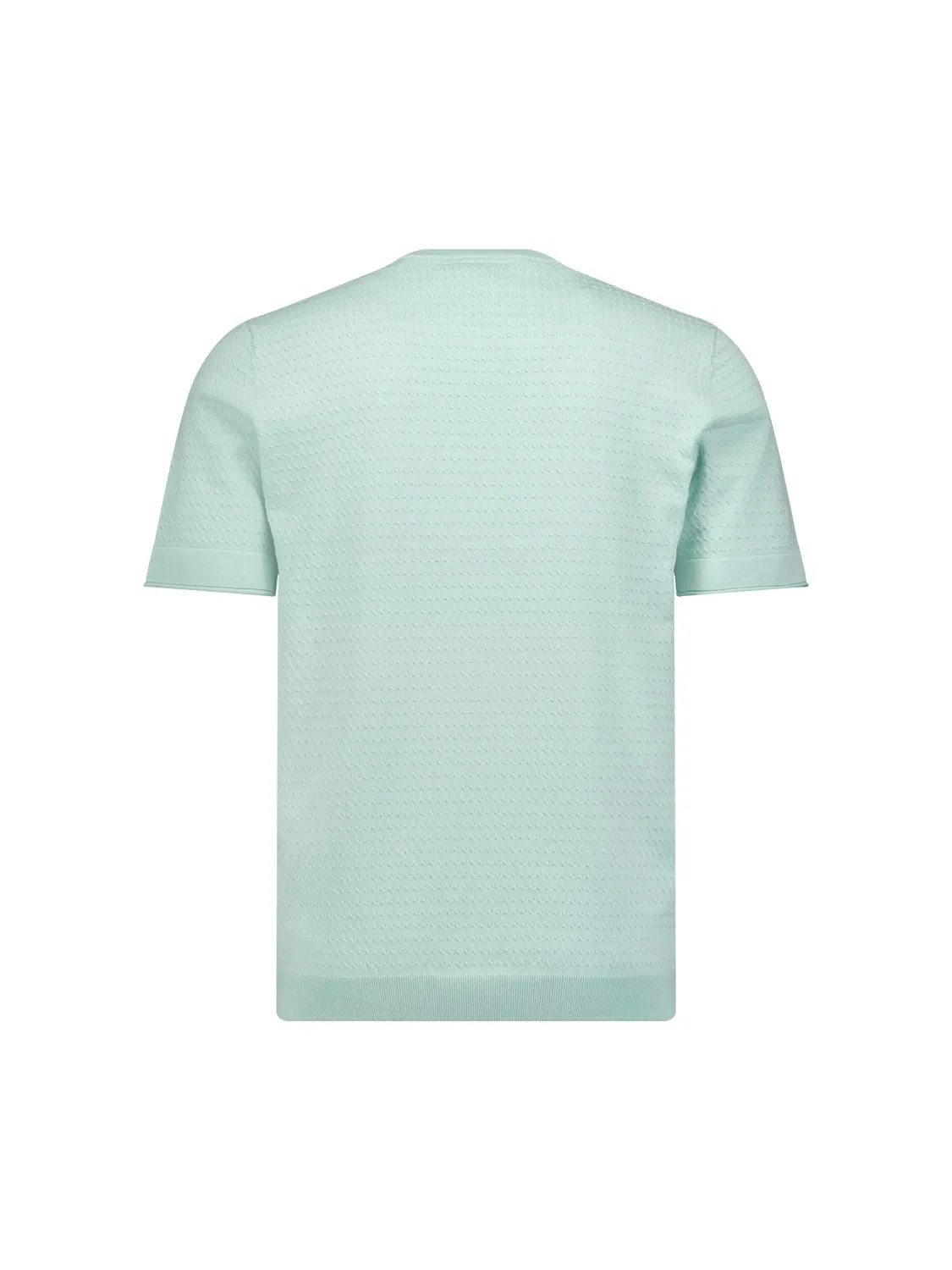 NO EXCESS S/S KNITTED CREW NECK PULLOVER 23210240