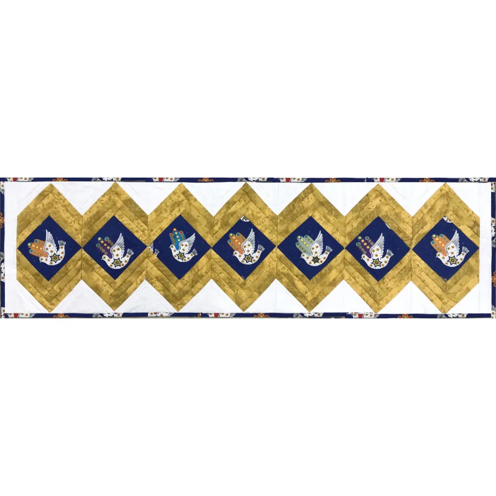 On-Point Table Runner Patters - Dove of Peace - WHOLESALE