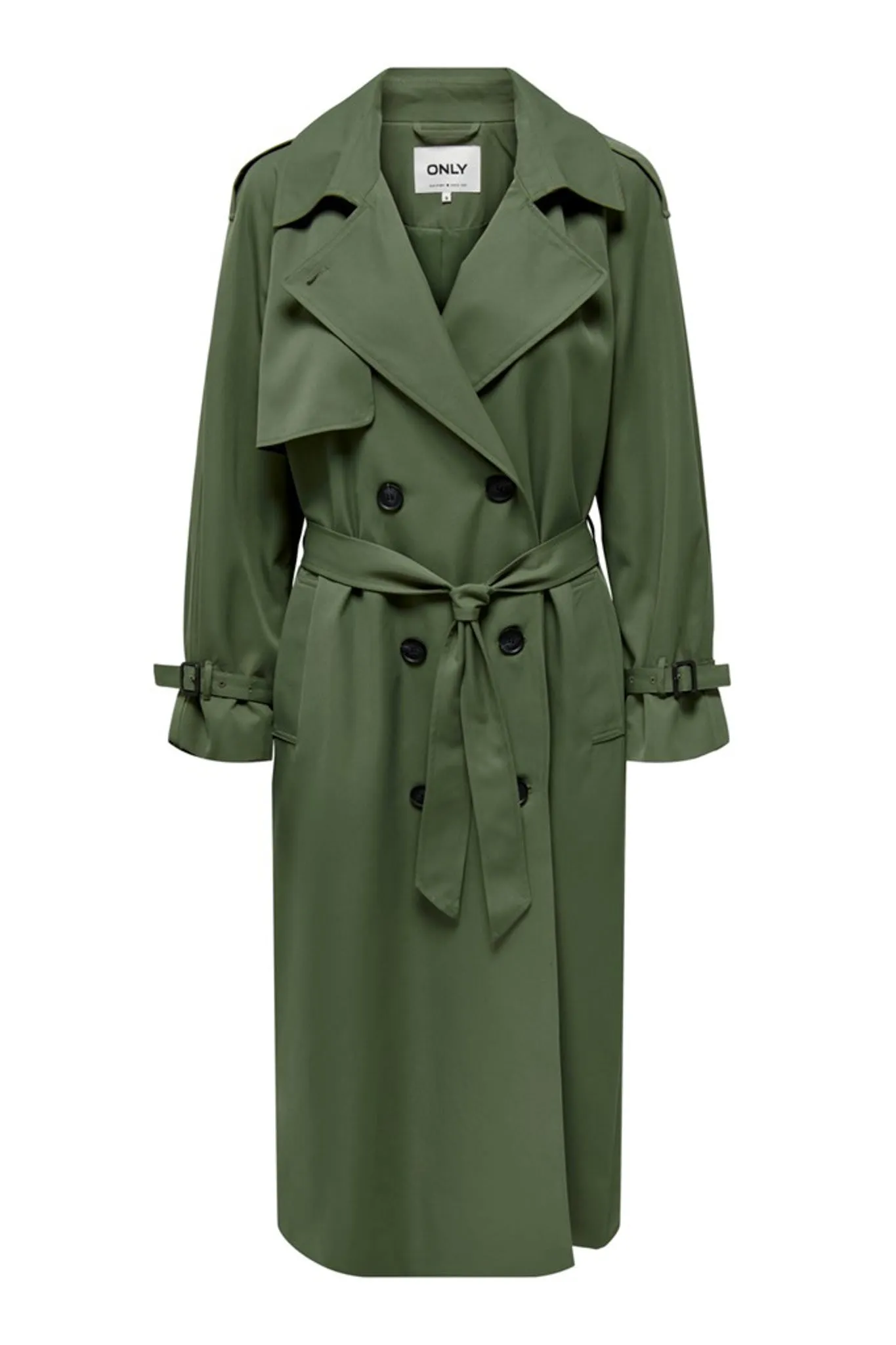 ONLChloe Trenchcoat - Mørkegrøn