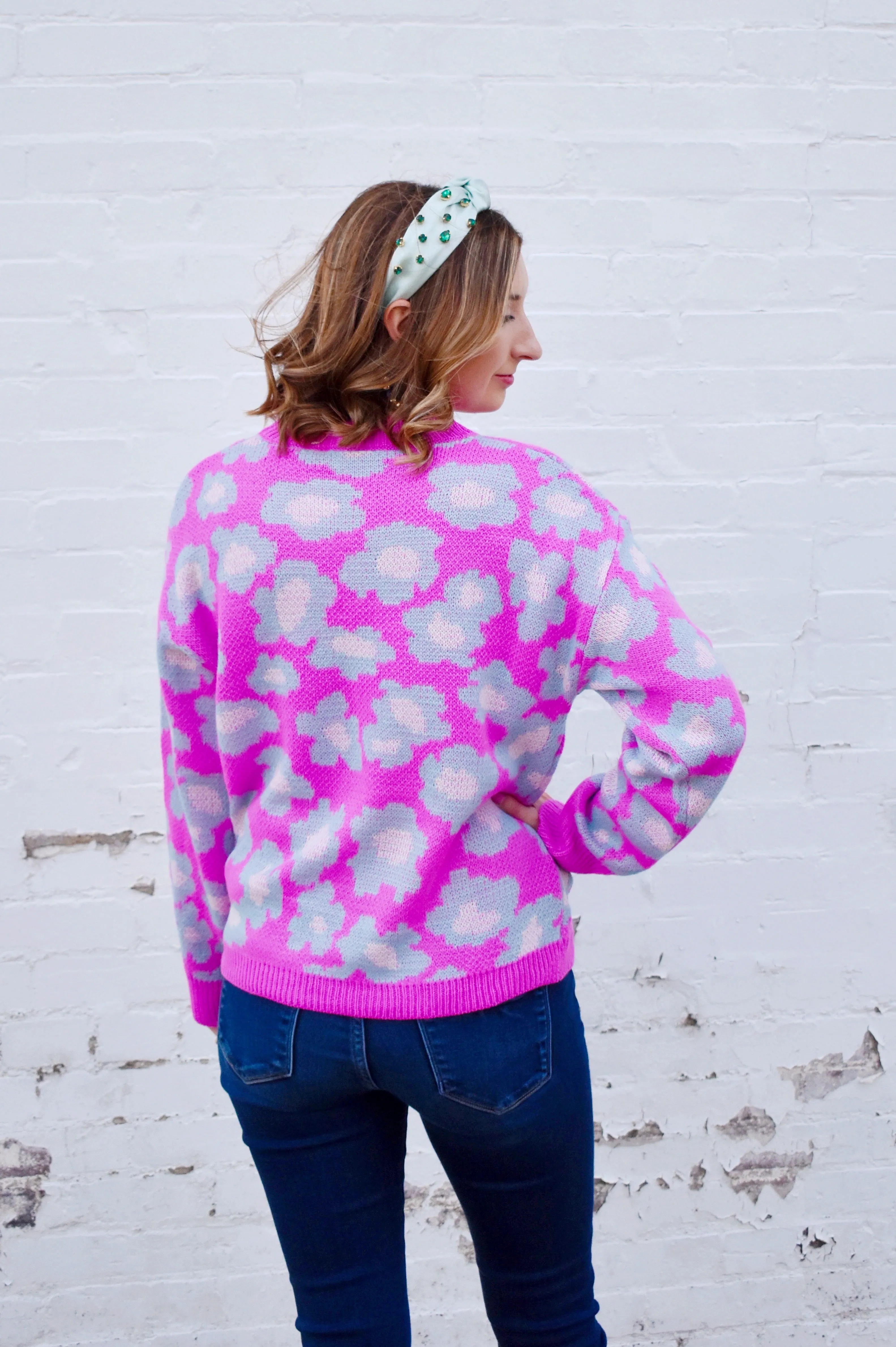 Orchid Flower Power Sweater