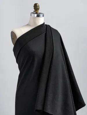 Organic Cotton Heavy French Terry - Black - Swatch
