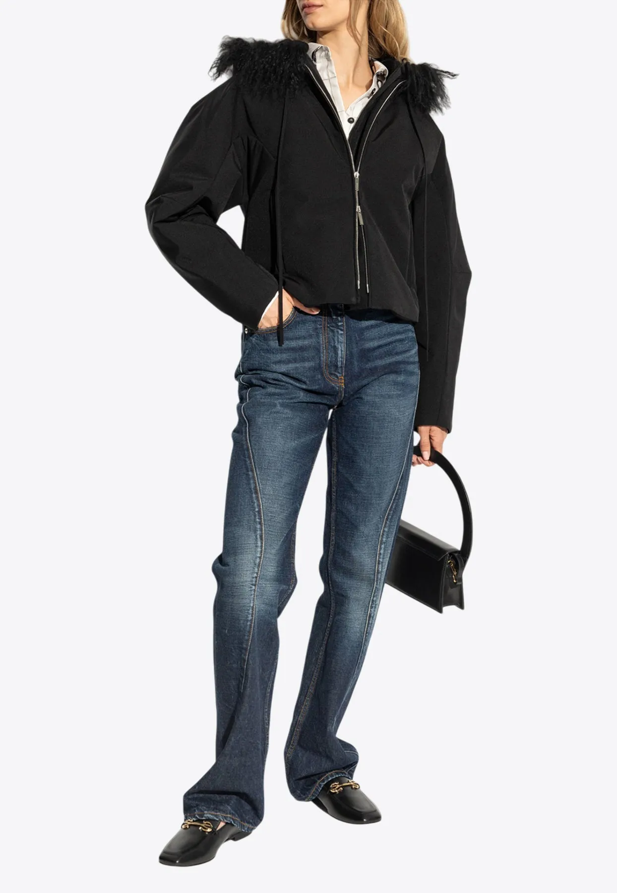 Padded Zip-Up Hooded Jacket