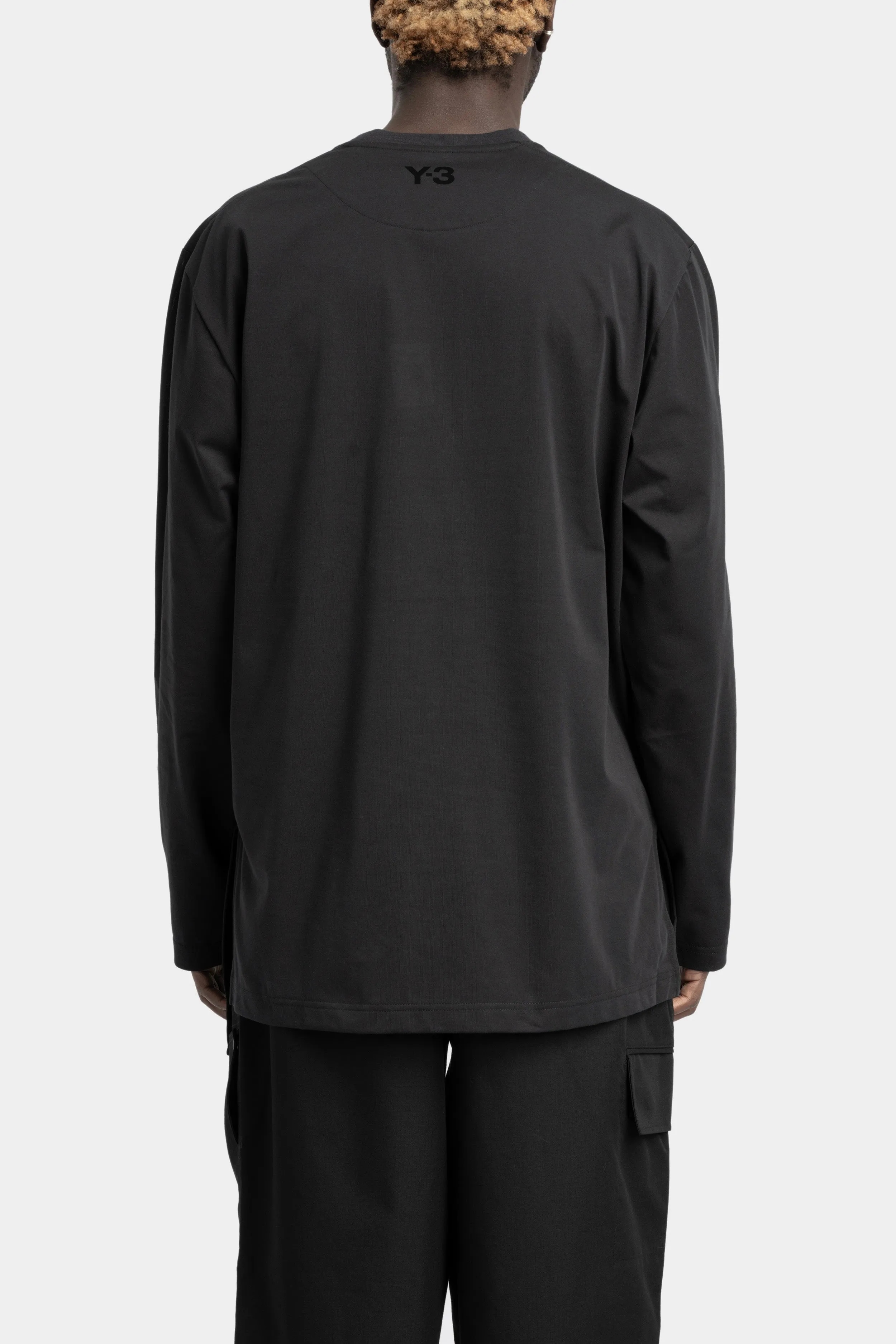 Panelled long sleeve tee
