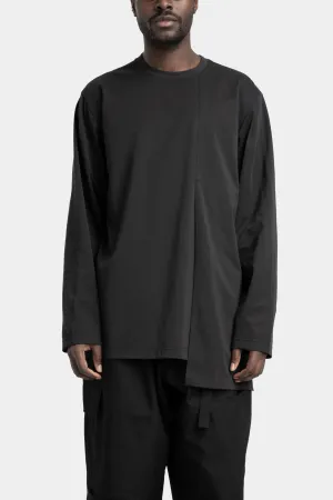 Panelled long sleeve tee