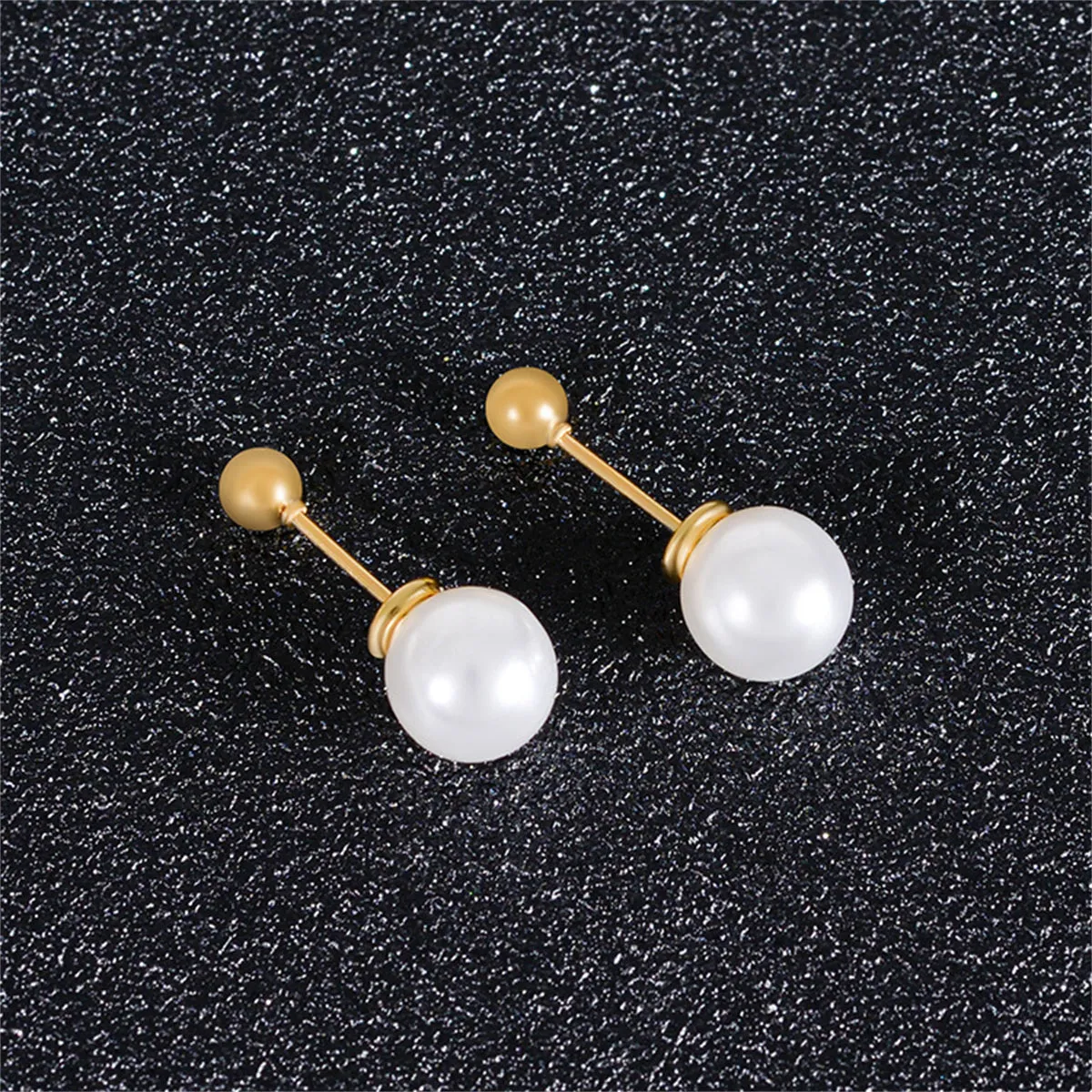 Pearl & 18K Gold-Plated Ear Jackets