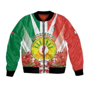 Personalized Madagasikara Bomber Jacket Seal With Poinciana LT15