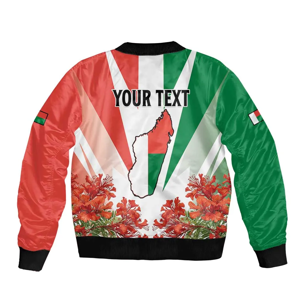 Personalized Madagasikara Bomber Jacket Seal With Poinciana LT15