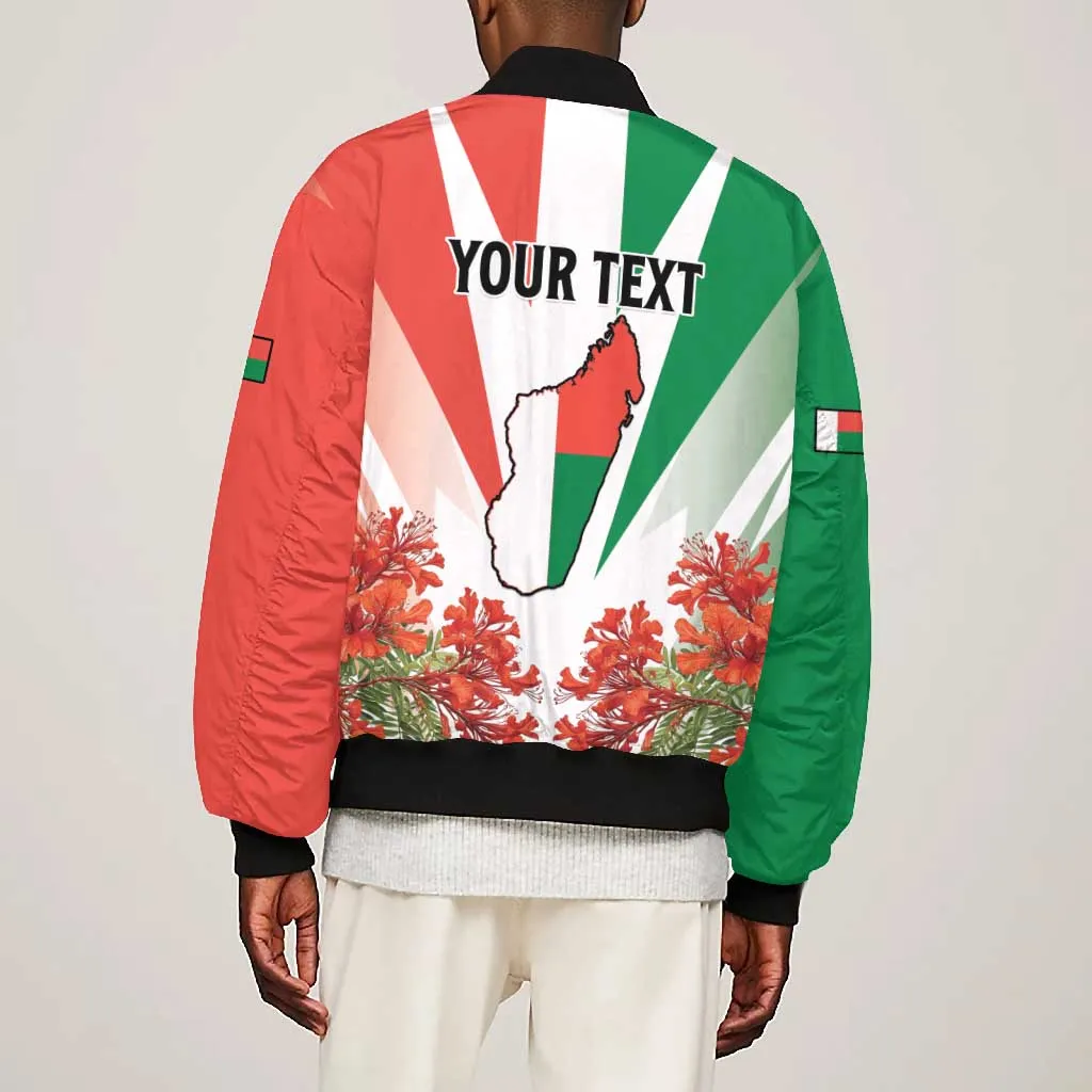 Personalized Madagasikara Bomber Jacket Seal With Poinciana LT15