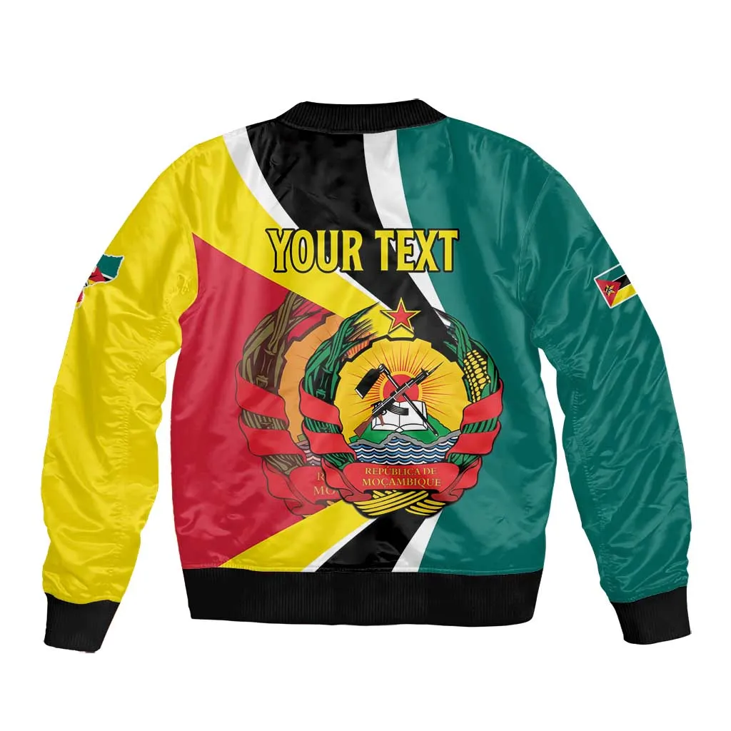 Personalized Mozambique Independence Day Bomber Jacket Coat Of Arms - Flag Style LT15