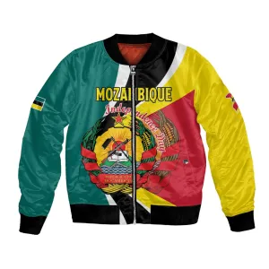 Personalized Mozambique Independence Day Bomber Jacket Coat Of Arms - Flag Style LT15