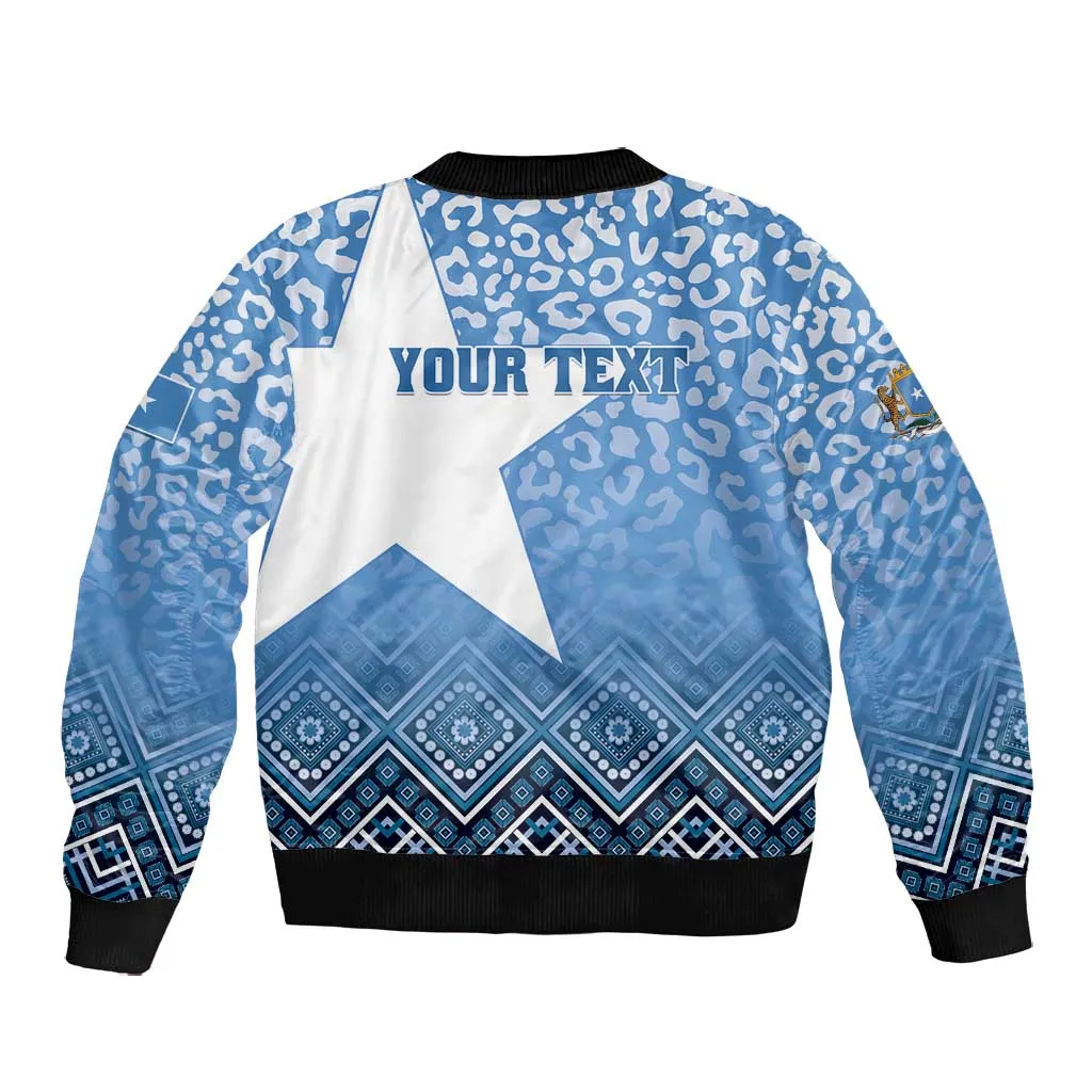 Personalized Somalia Independence Day Bomber Jacket African Leopard Pattern LT01