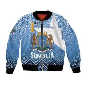 Personalized Somalia Independence Day Bomber Jacket African Leopard Pattern LT01