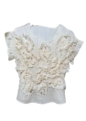 Petal Top Cornsilk
