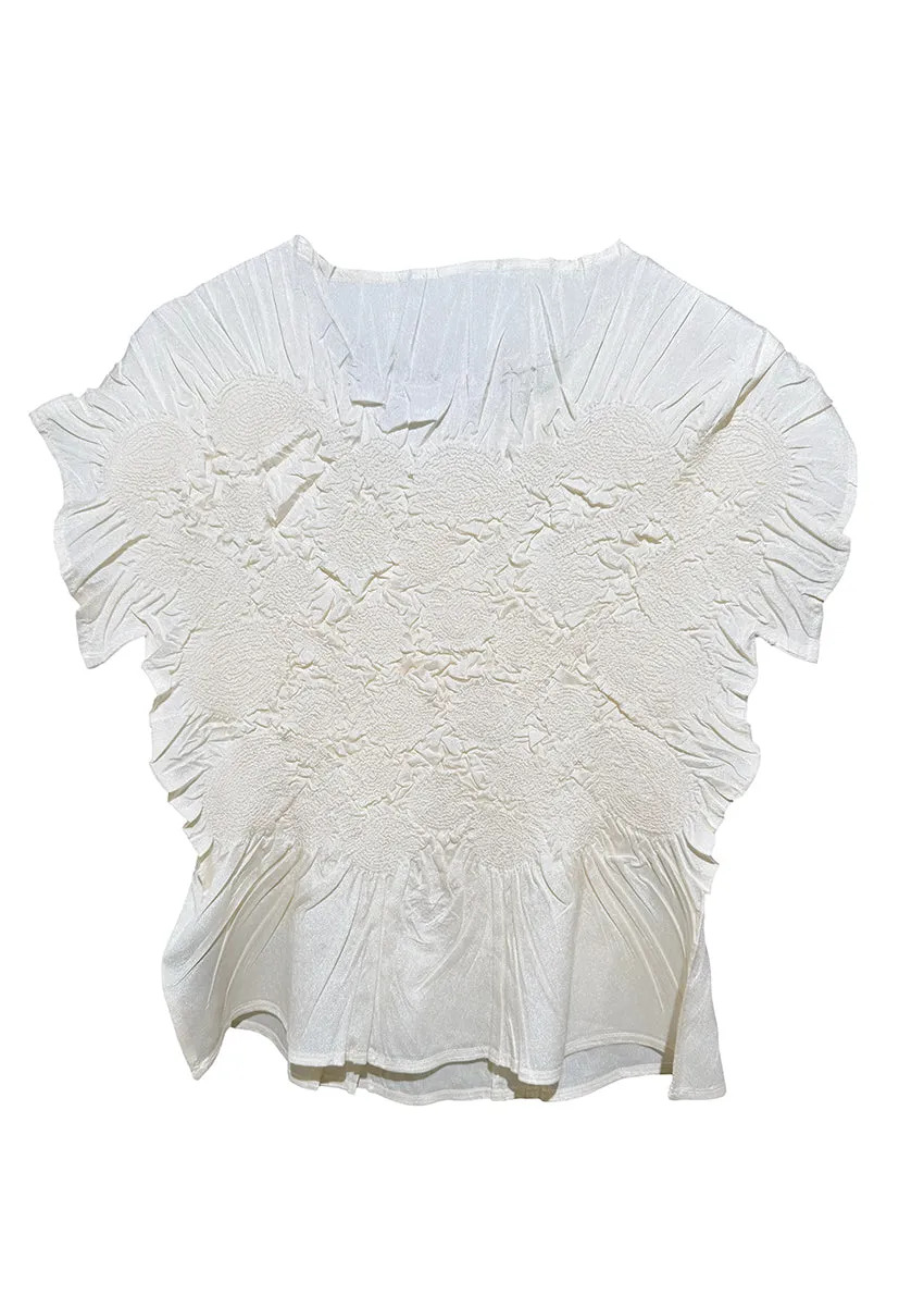 Petal Top Cornsilk