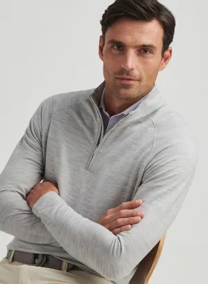 Peter Millar Excursionist Flex Heathered Performance Pullover