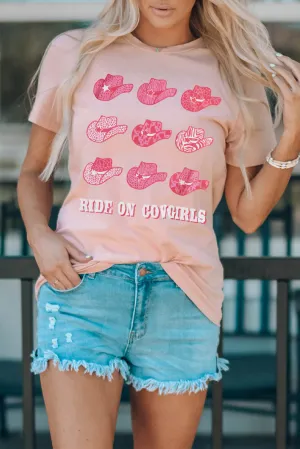 PINK COWBOY HAT TEE (PRE-ORDER)
