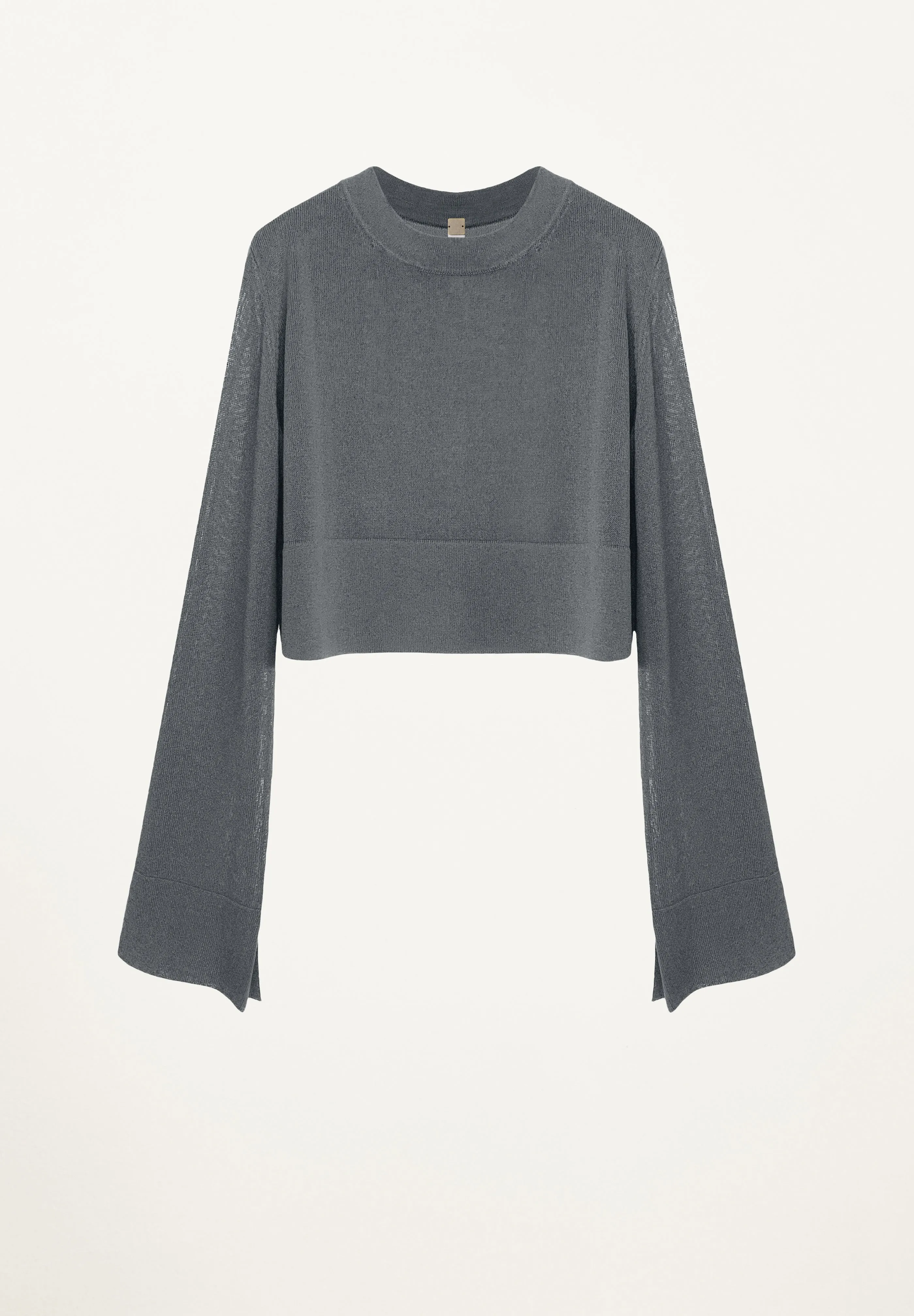 Pippa Cropped Top in Ash