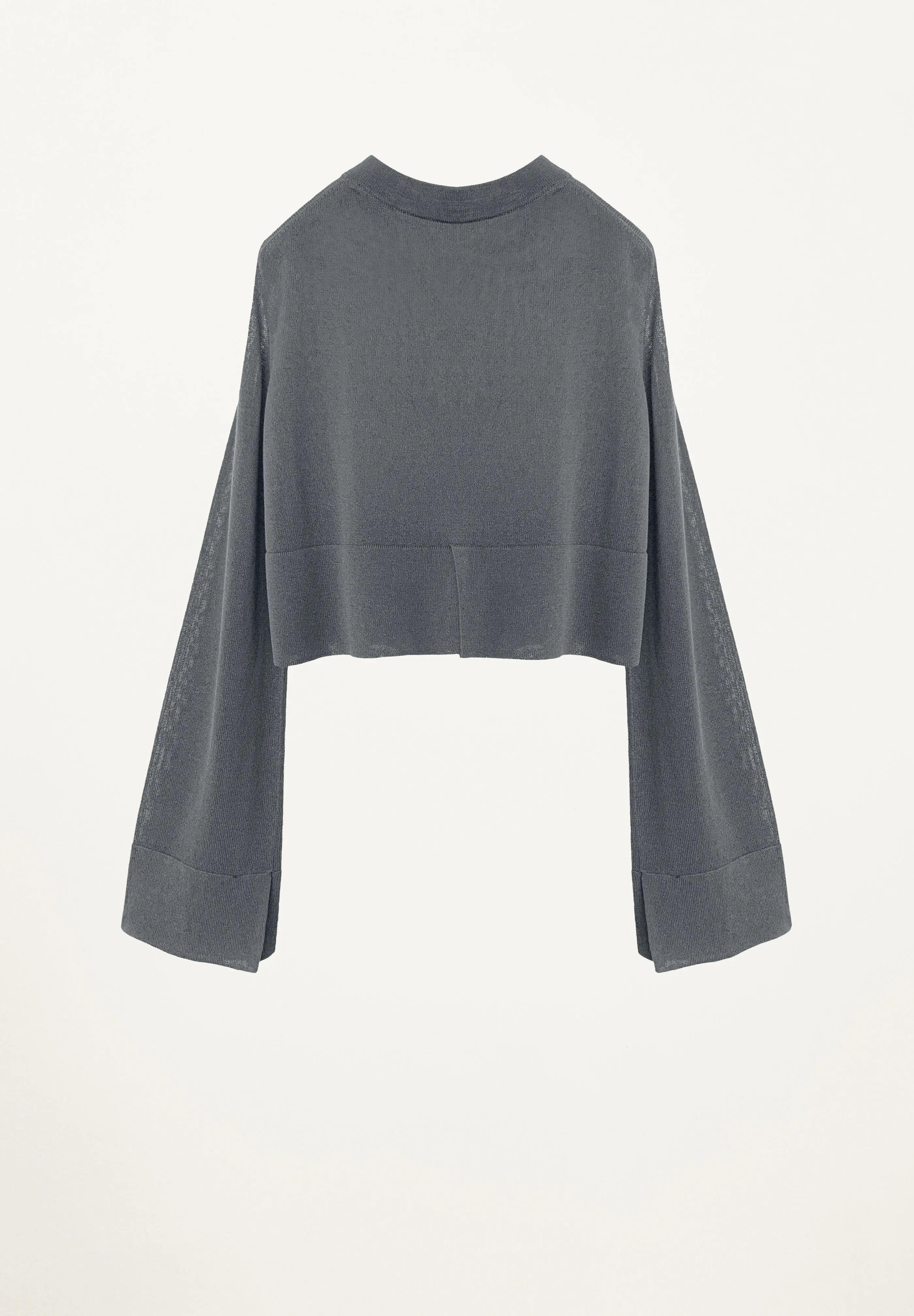 Pippa Cropped Top in Ash