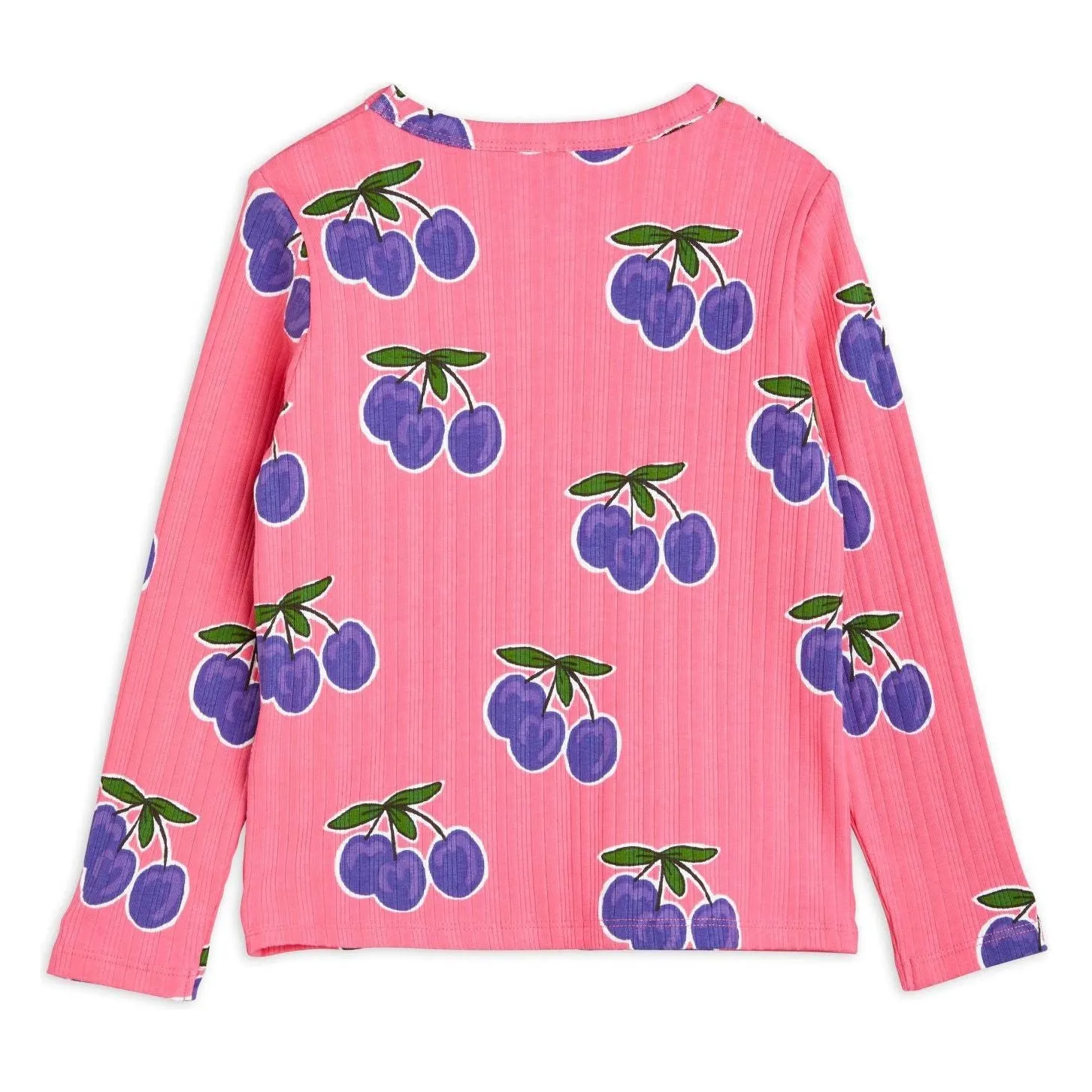Plum Aop Ls Tee Pink