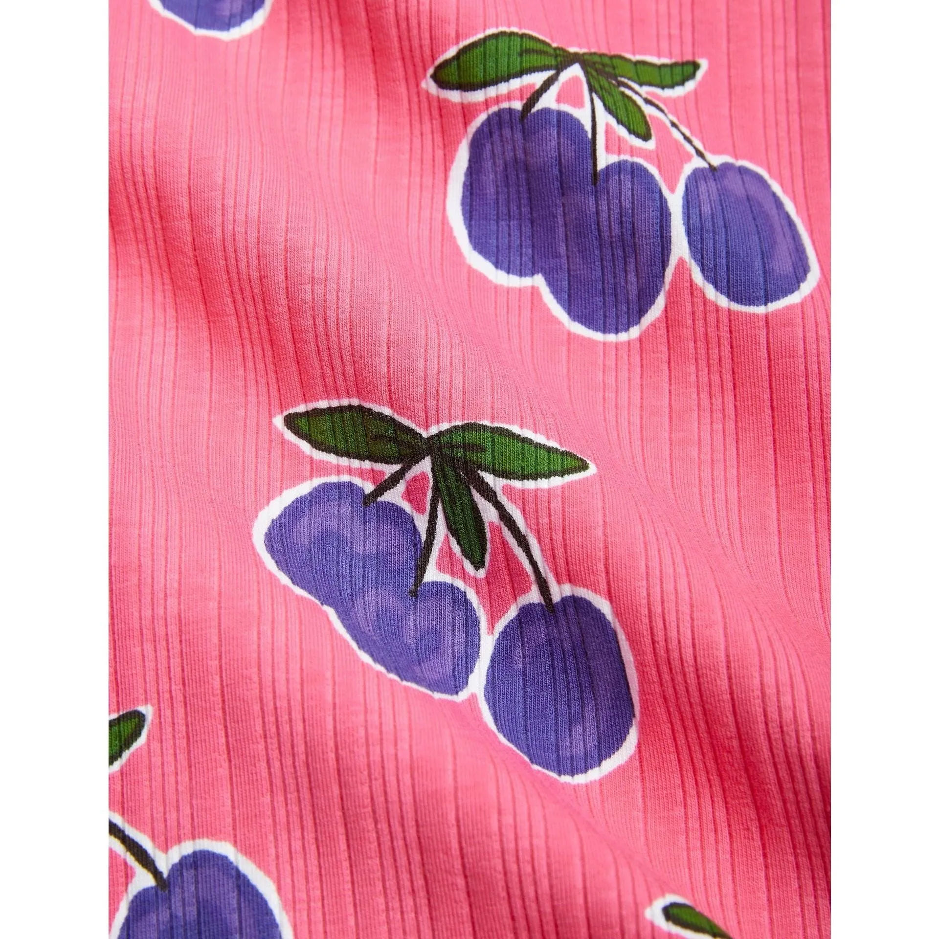 Plum Aop Ls Tee Pink