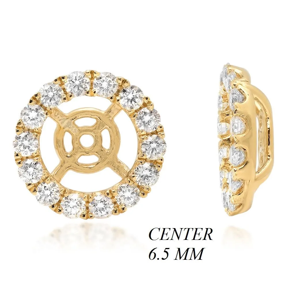 PMI 14W@1.8 28RD1@0.68 6.5MM ROUND EARRING JACKETS