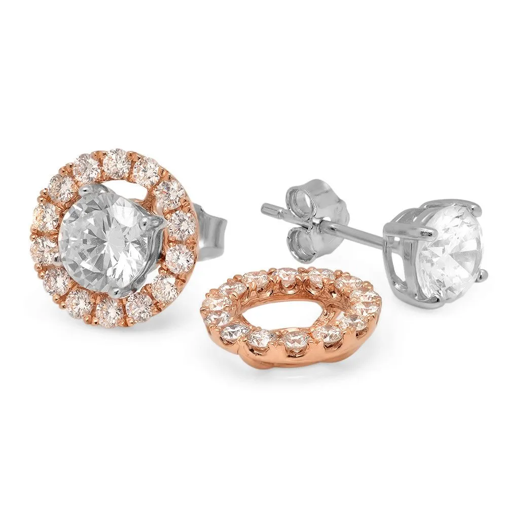 PMI 14W@1.8 28RD1@0.68 6.5MM ROUND EARRING JACKETS