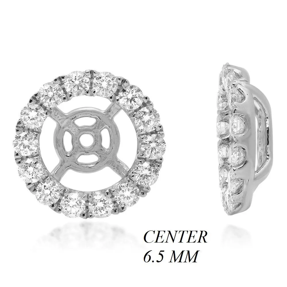 PMI 14W@1.8 28RD1@0.68 6.5MM ROUND EARRING JACKETS