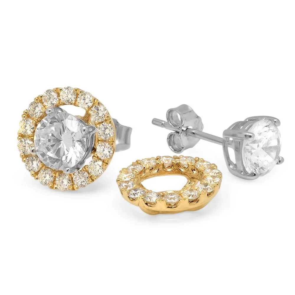 PMI 14W@1.8 28RD1@0.68 6.5MM ROUND EARRING JACKETS