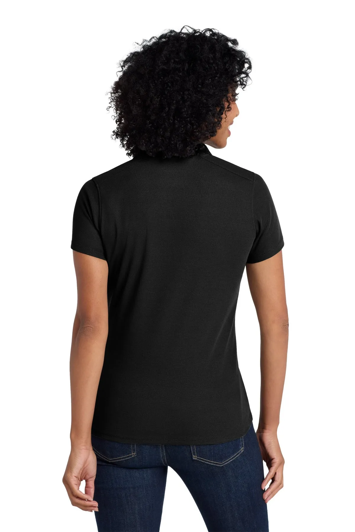 Port Authority  Women's EZPerformance  Pique Polo. LK600 Black