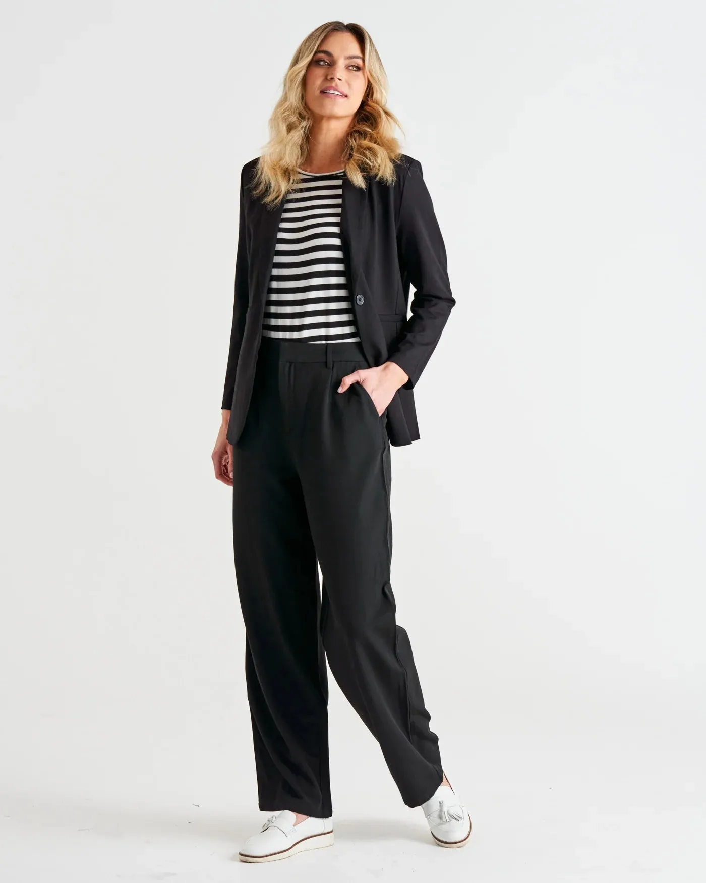 Portsea Blazer Black