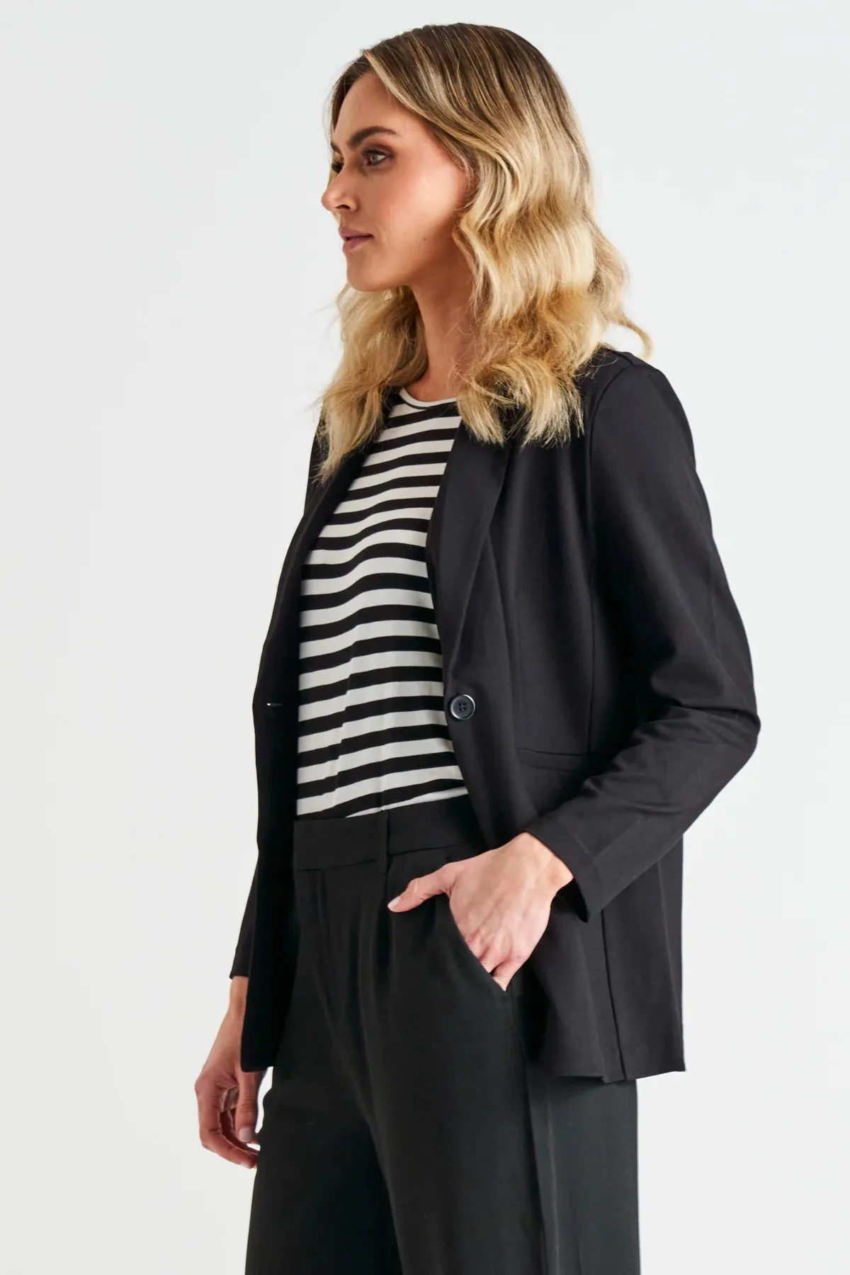 Portsea Blazer Black