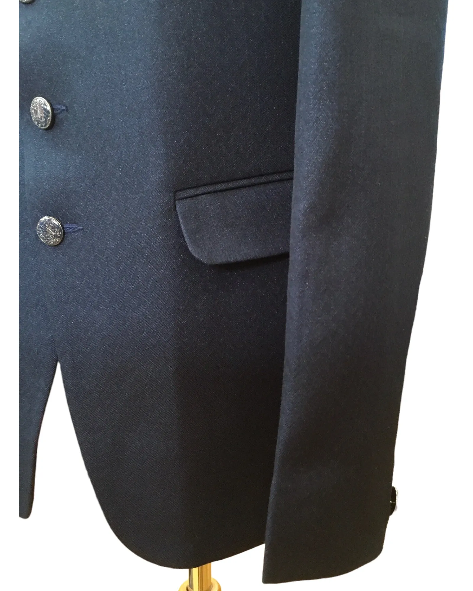 PREMIUM Slim Fit Mens Navy Blue BandhGala / Prince / Chinese Collar Jacket - Fantastic Fit - CS2406 TC 0524