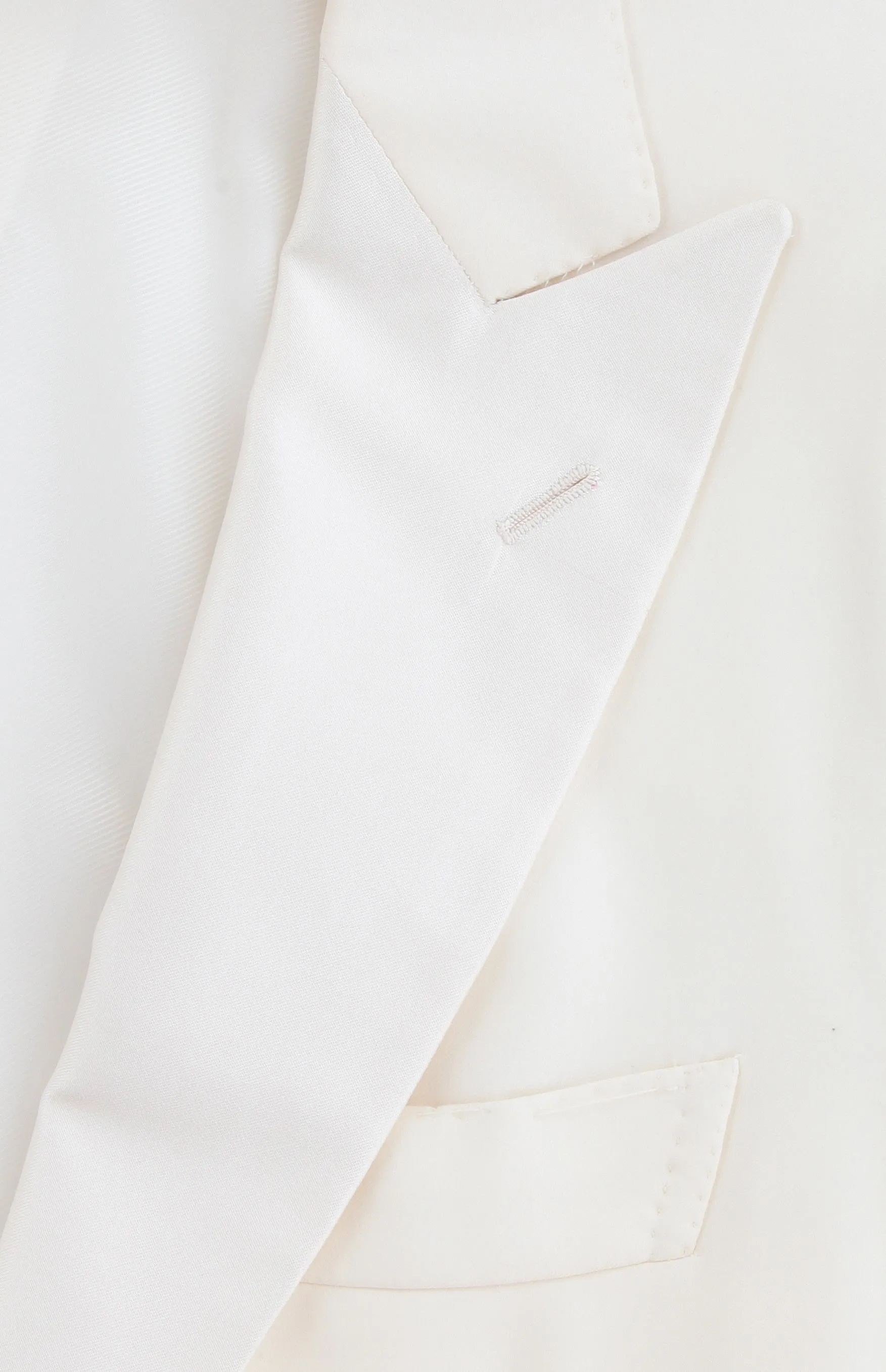 Principe d'Eleganza Cream Tuxedo Jacket