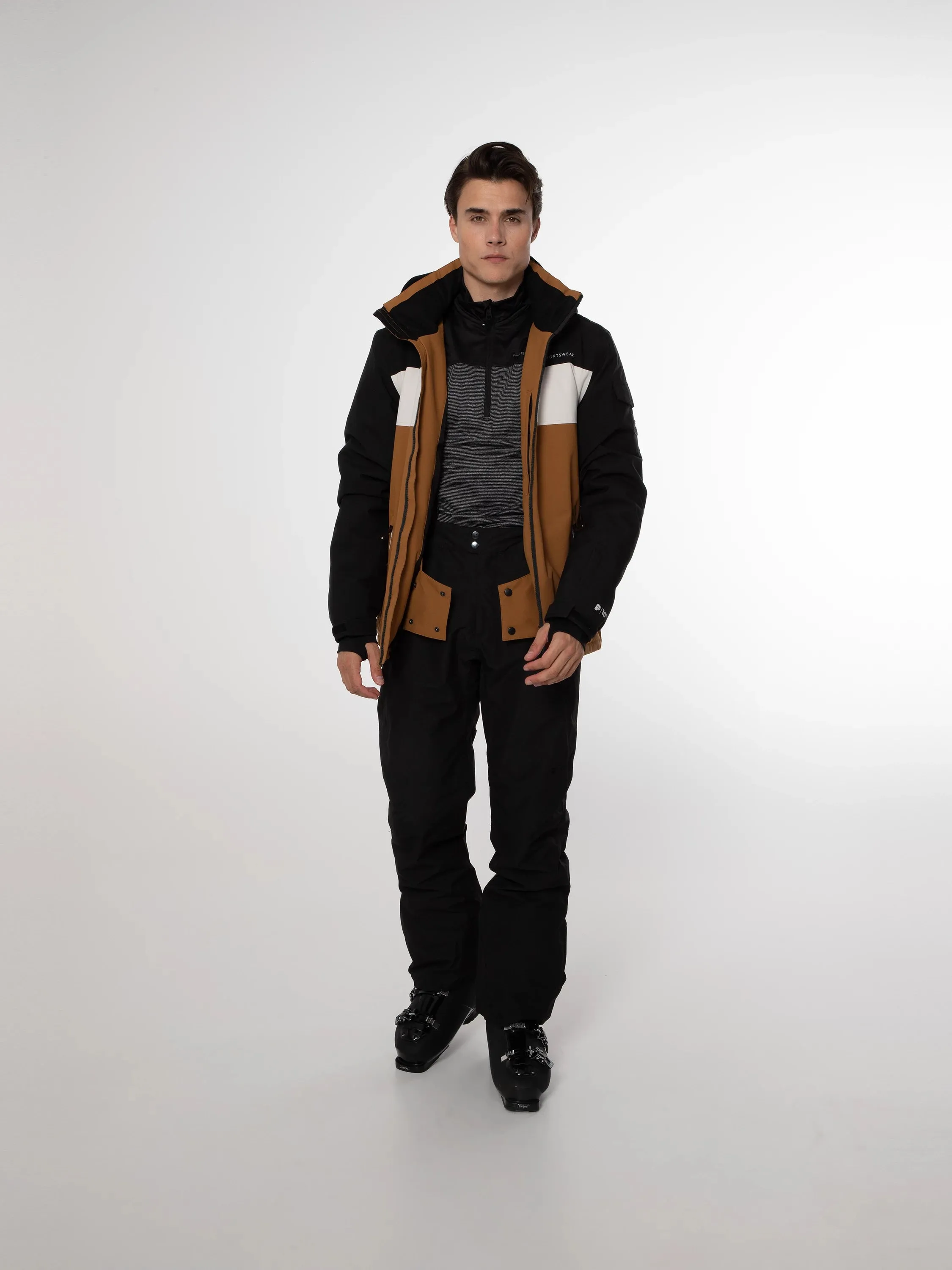 Protest PRT Crockery Mens Jacket Fudgecamel