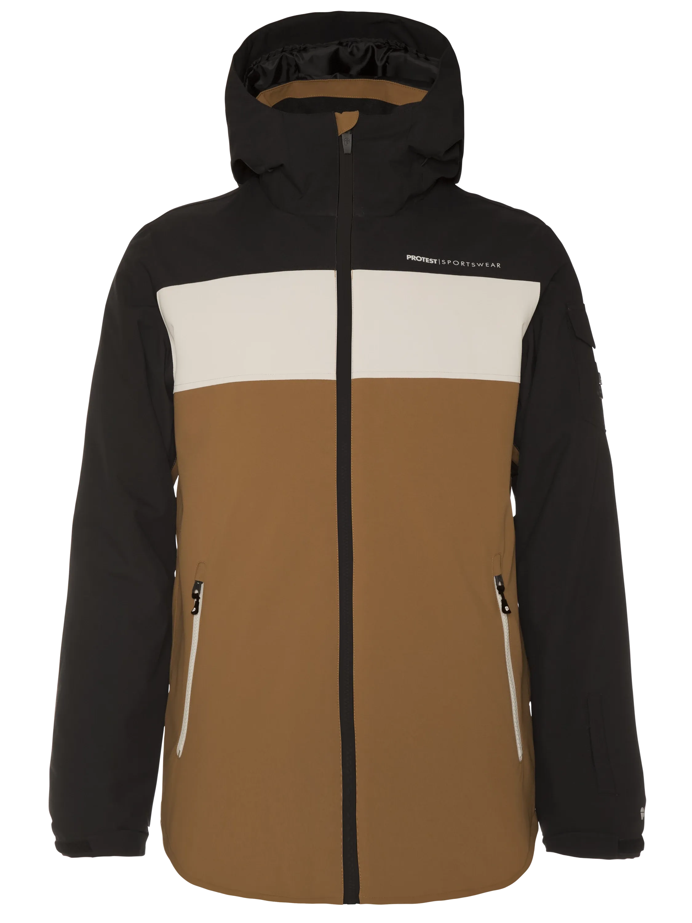 Protest PRT Crockery Mens Jacket Fudgecamel