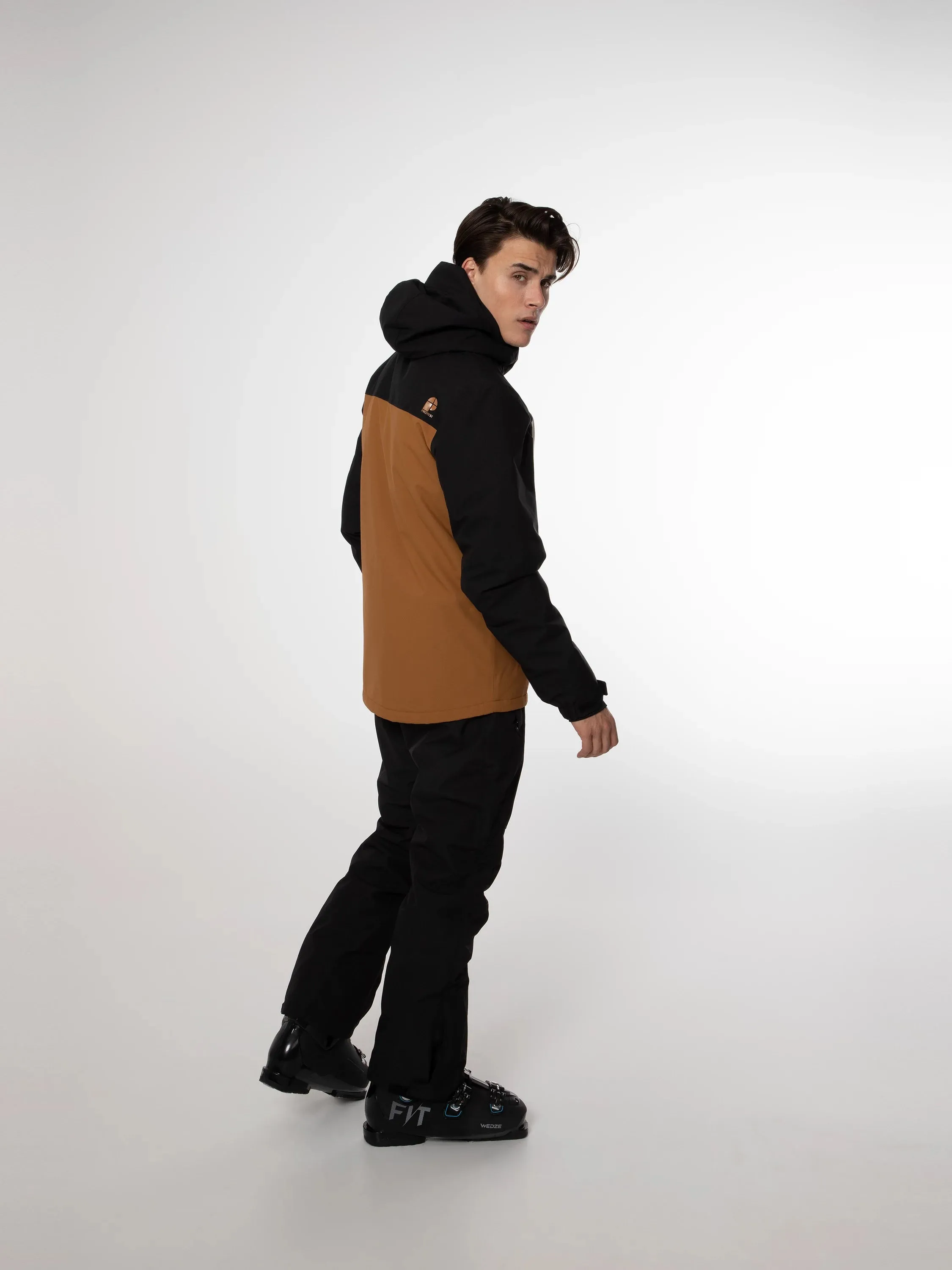 Protest PRT Crockery Mens Jacket Fudgecamel