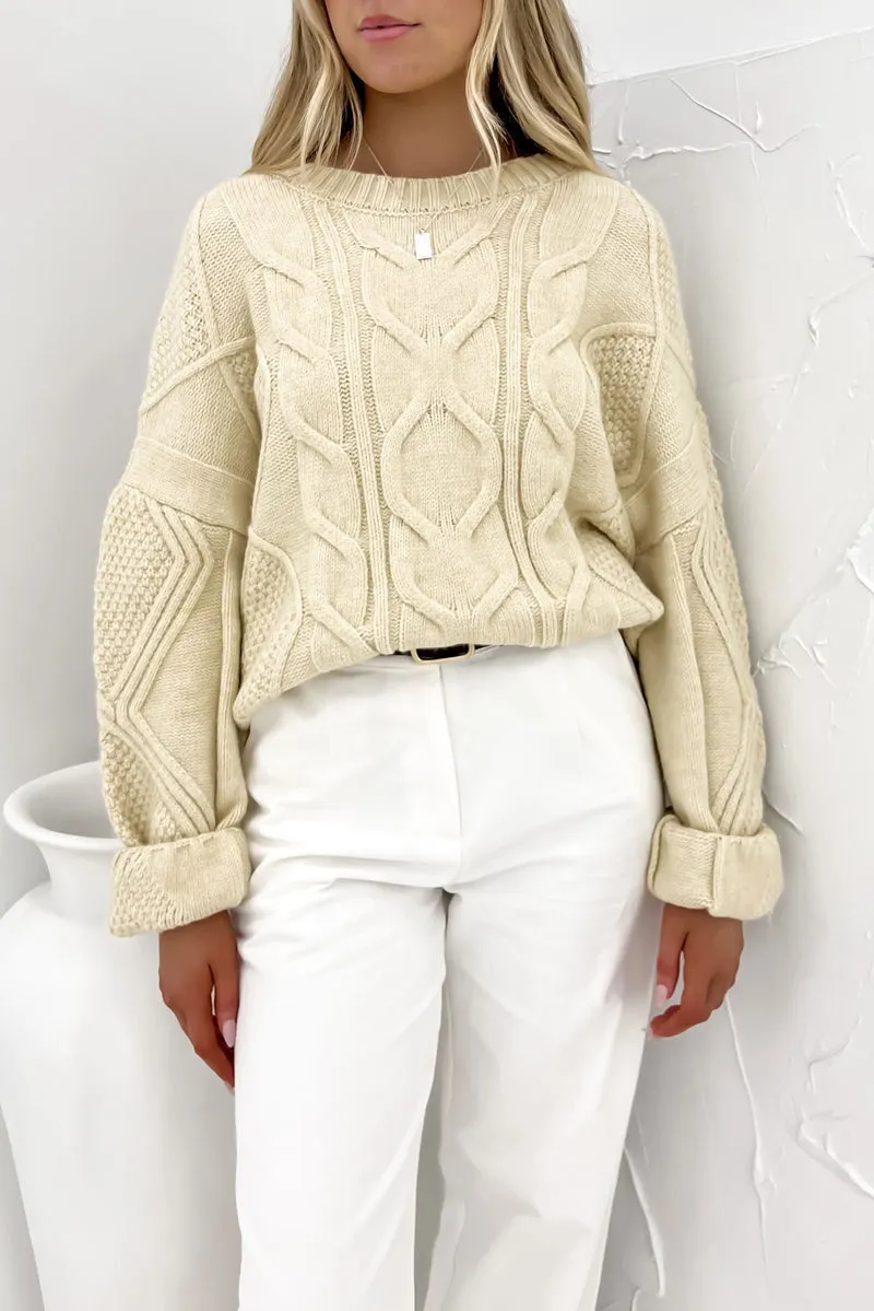 Pull Femme Tendance à Coupe Large – Regarder Moderne et Élégant
