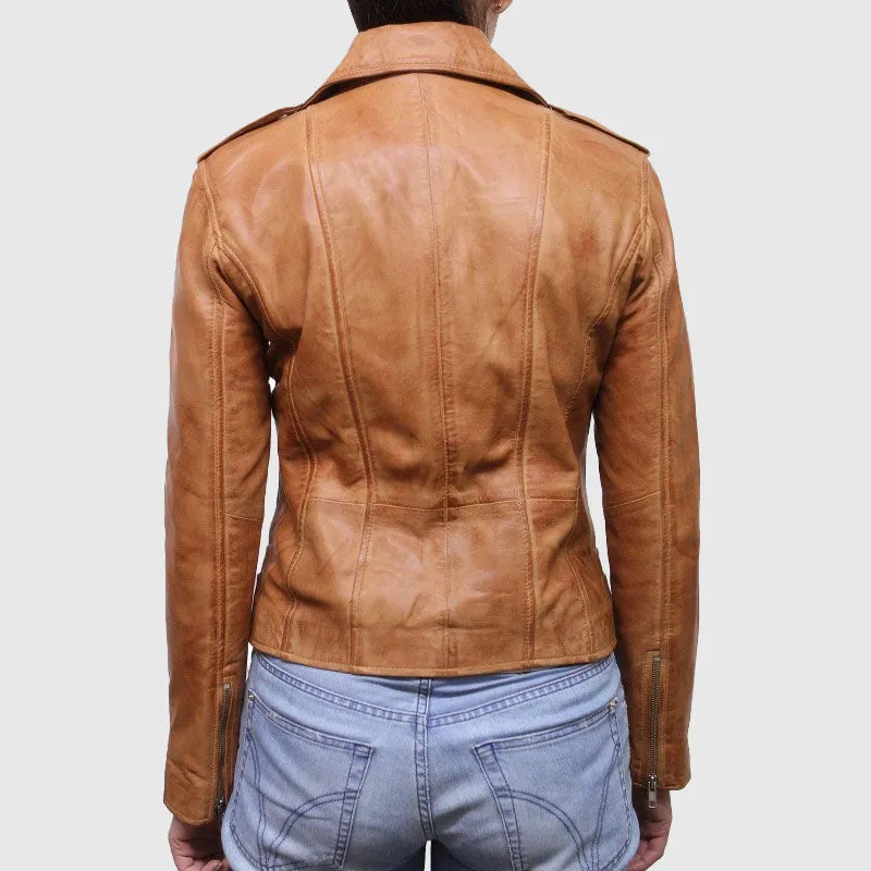 Purchase Best Leather Jacket Womens Real Soft Nappa Lamb Leather Jacket For Women