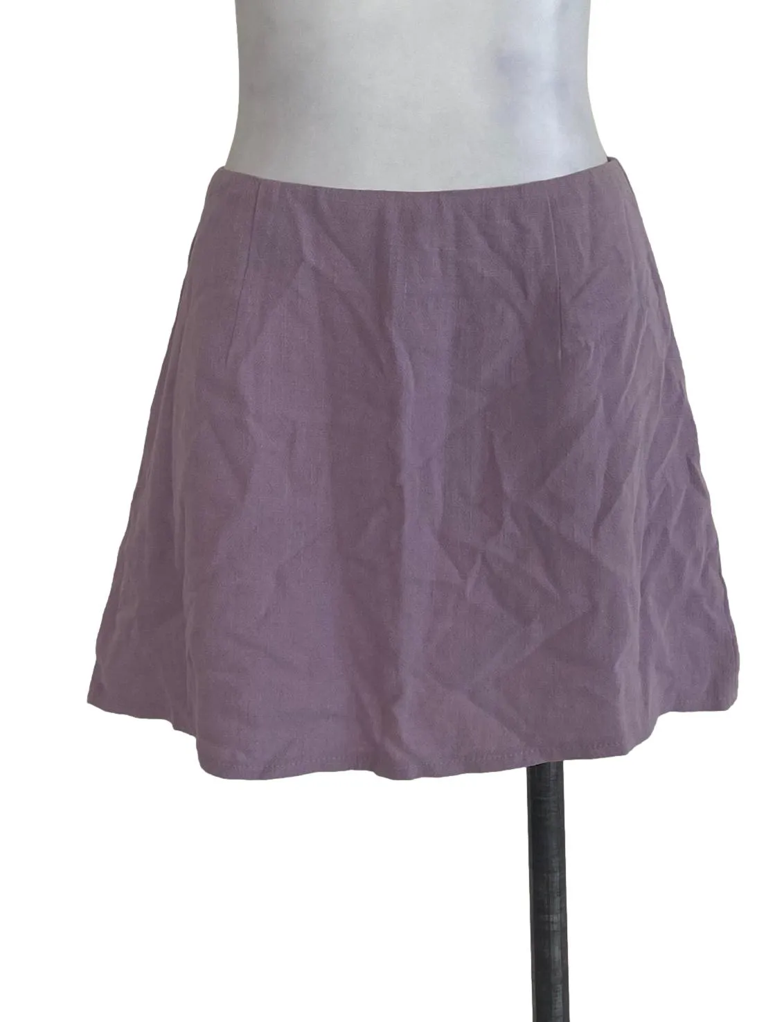 Purple Textured Skirt